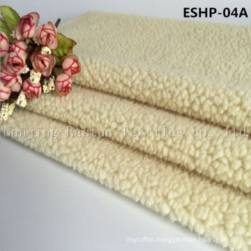 100% Polyester Faux Sherpa Fur Eshp-04A